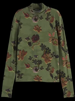 Sale AOP LONG SLEEVE T-SHIRT Women Tops & T-shirts