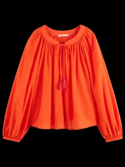 Hot BALLOON SLEEVE TOP Women Tops & T-shirts