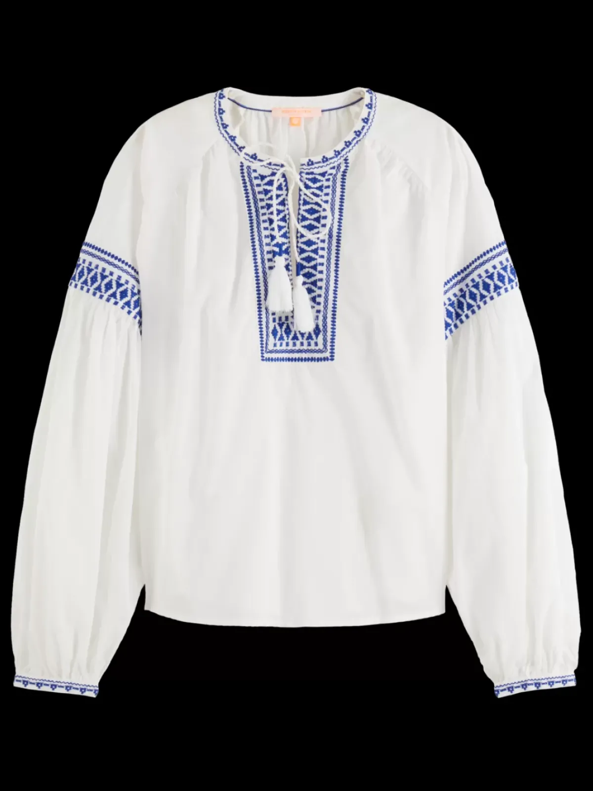 Hot BALLOON SLEEVE TOP WITH TAPE DETAIL Women Tops & T-shirts