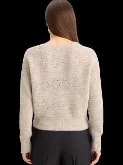 Sale BOUCL V-NECK RELAXED PULLOVER Women Knitwear