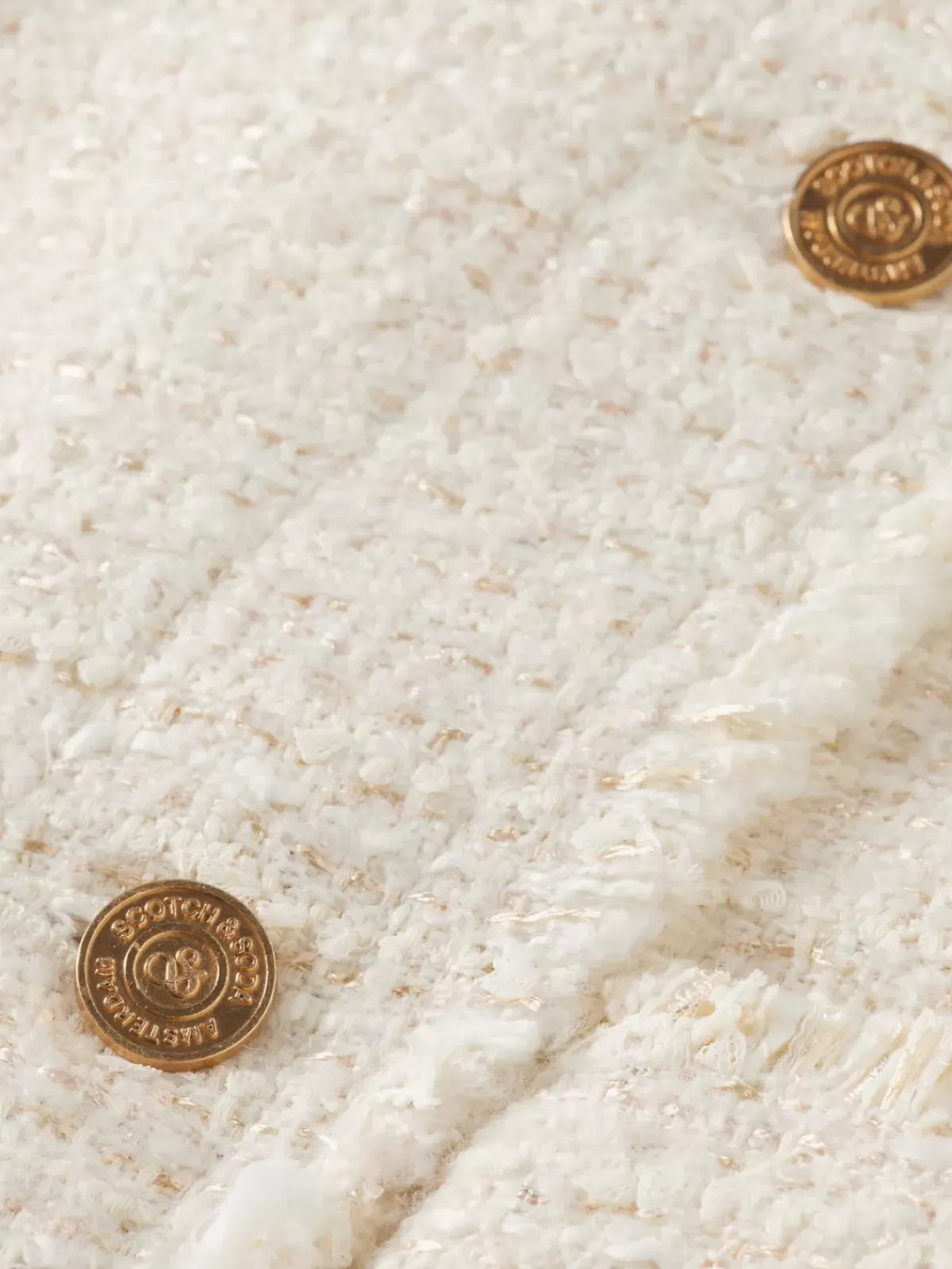 Discount BOUCLE TWEED COLLARLESS GILET Women Blazers
