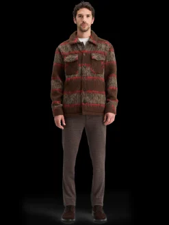 Clearance BRUSHED WOOL BLEND OVERSHIRT Jackets & Coats
