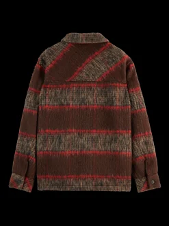 Clearance BRUSHED WOOL BLEND OVERSHIRT Jackets & Coats