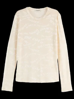 Online BURN OUT AOP LONG SLEEVE T-SHIRT Women Tops & T-shirts