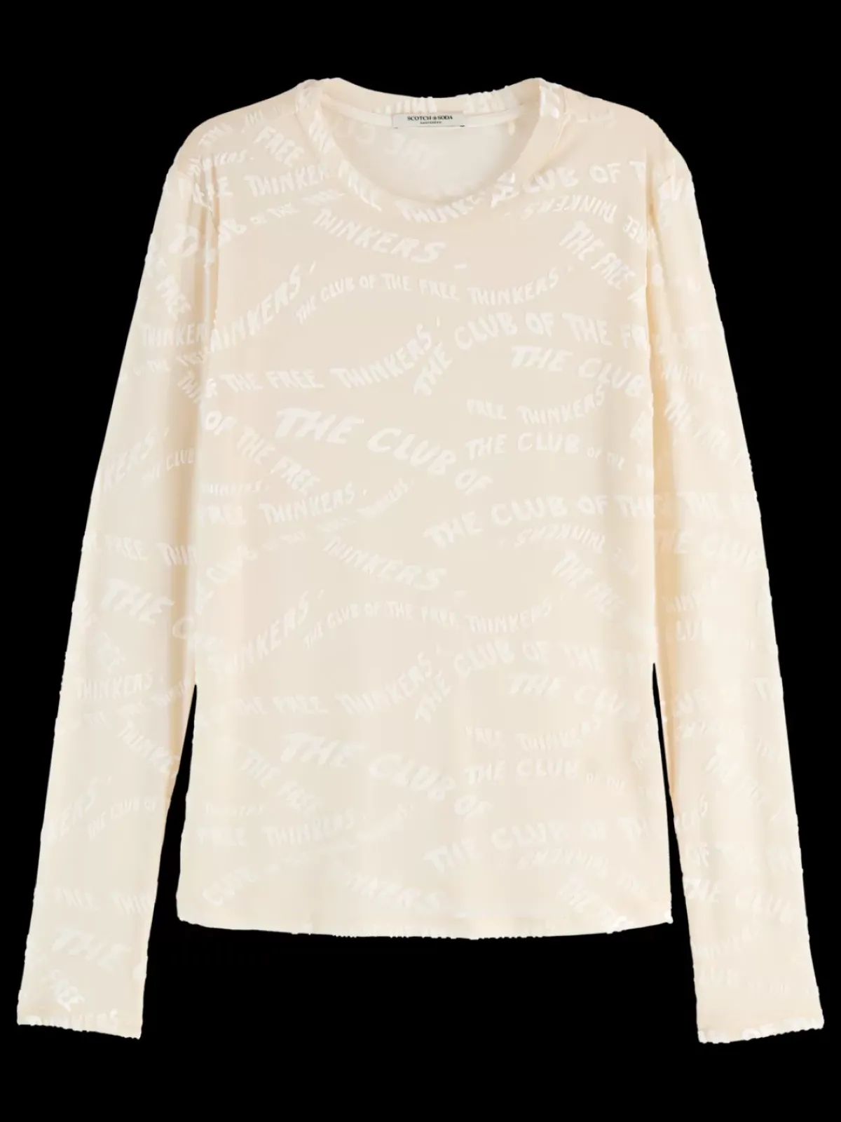 Online BURN OUT AOP LONG SLEEVE T-SHIRT Women Tops & T-shirts