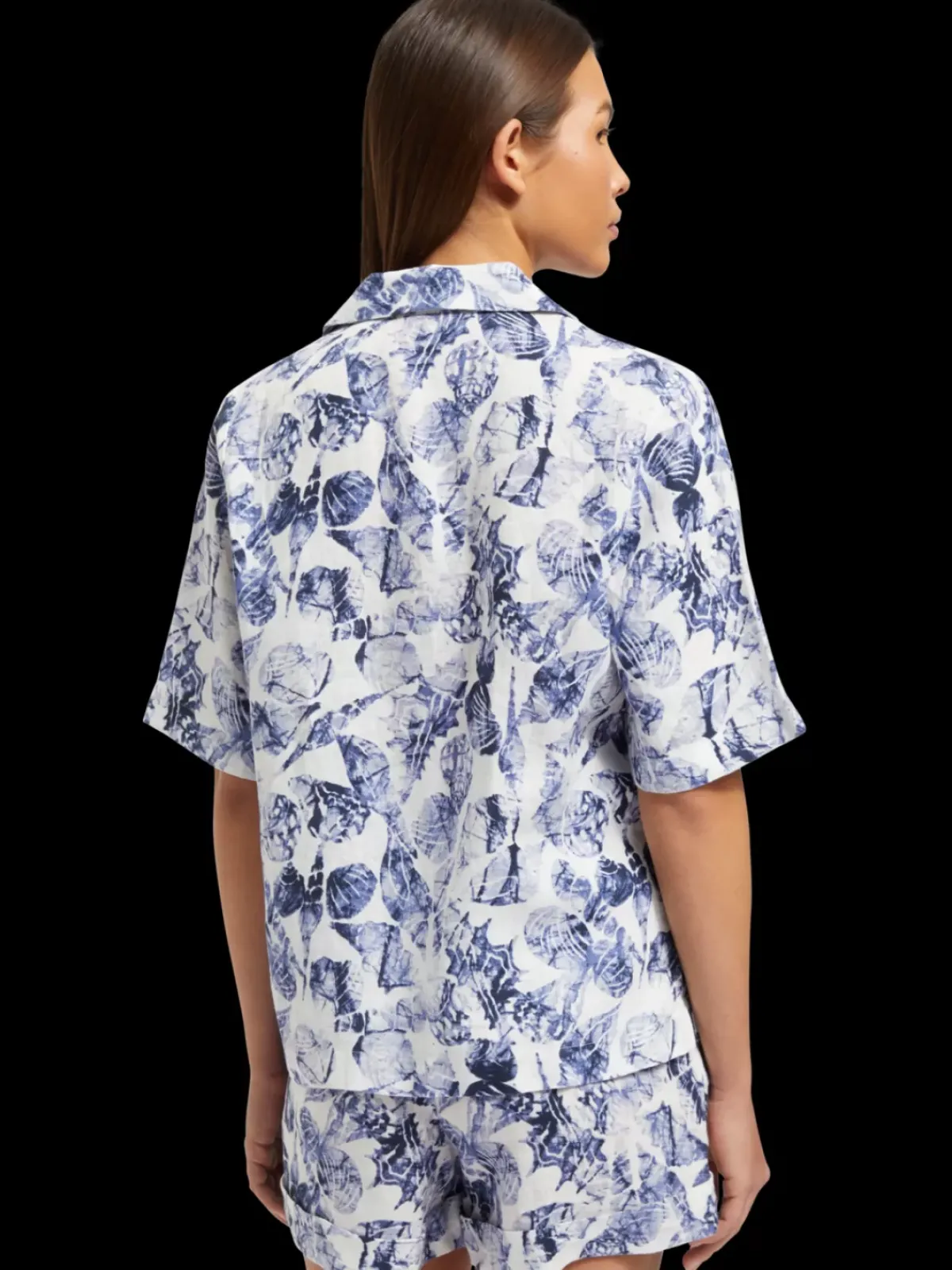 New CAMP SHIRT IN LINEN Women Tops & T-shirts