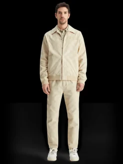 Hot Check-patterned corduroy college jacket Jackets & Coats