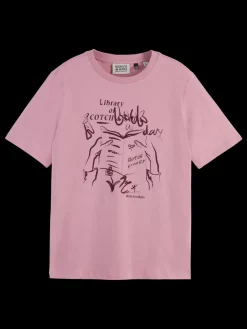 Hot CHEST ARTWORK RELAXED FIT T-SHIRT Women Tops & T-shirts