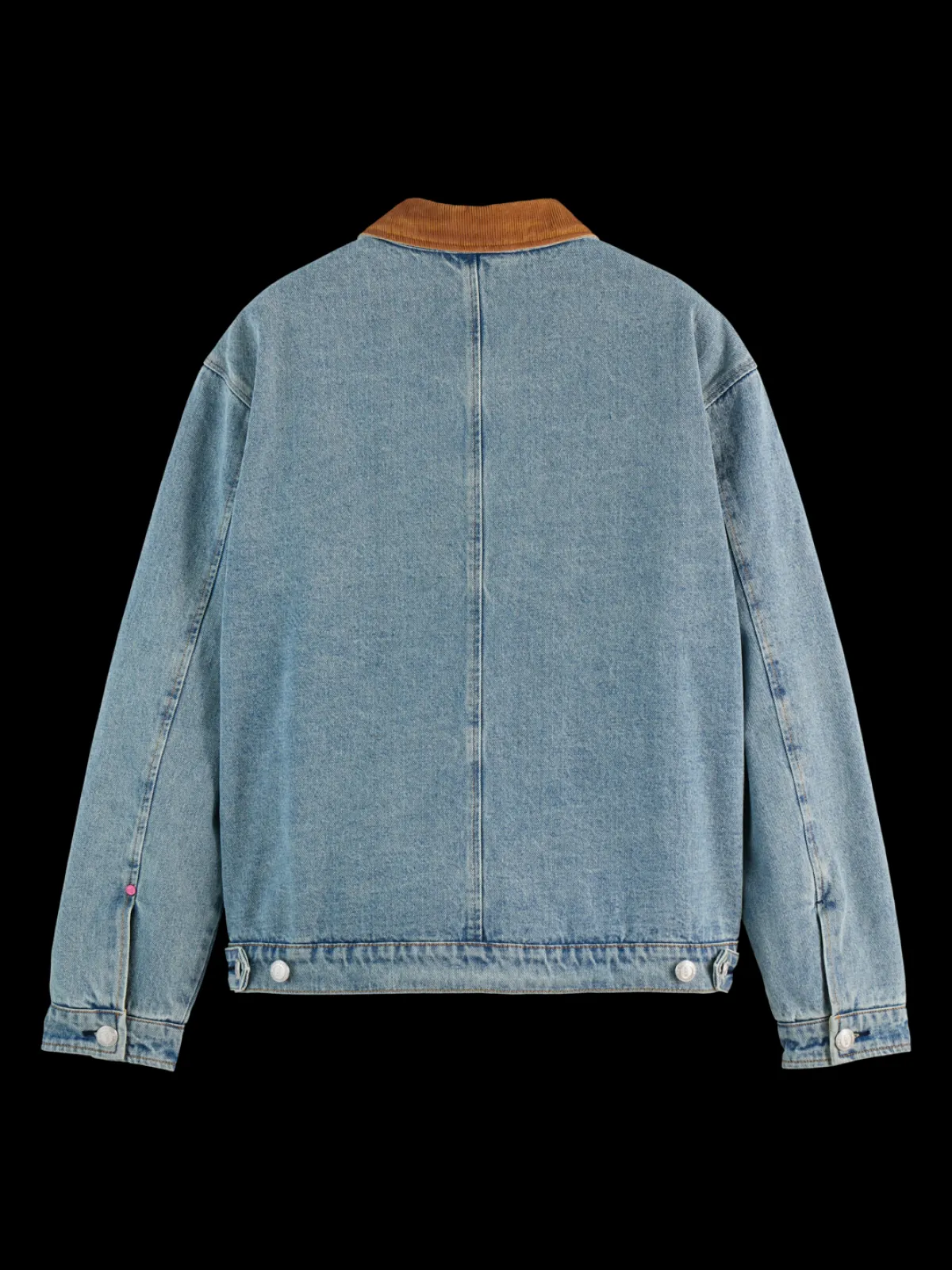 Clearance CORD COLLAR INDIGO TEDDY JACKET Jackets & Coats
