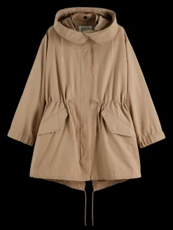 Sale COTTON WASHED PARKA Women Jackets & Coats