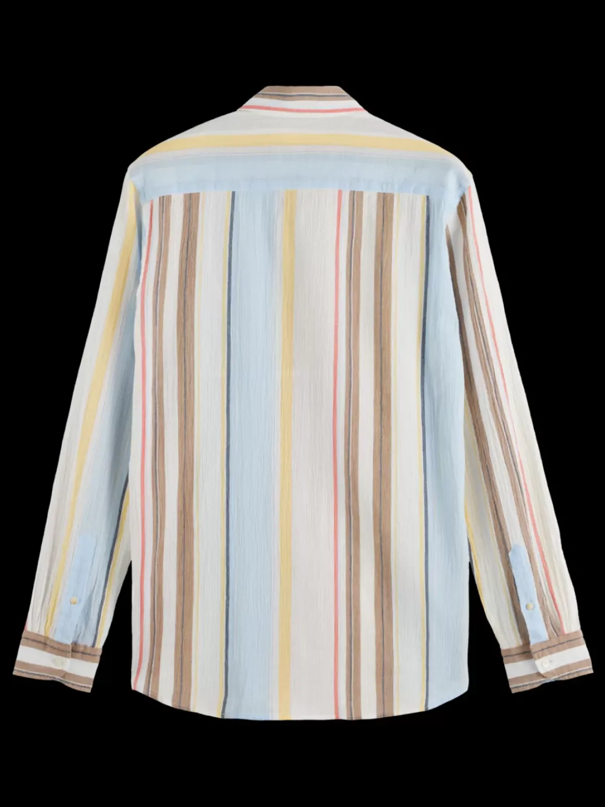 Sale Crinkled voile stripe shirt Shirts
