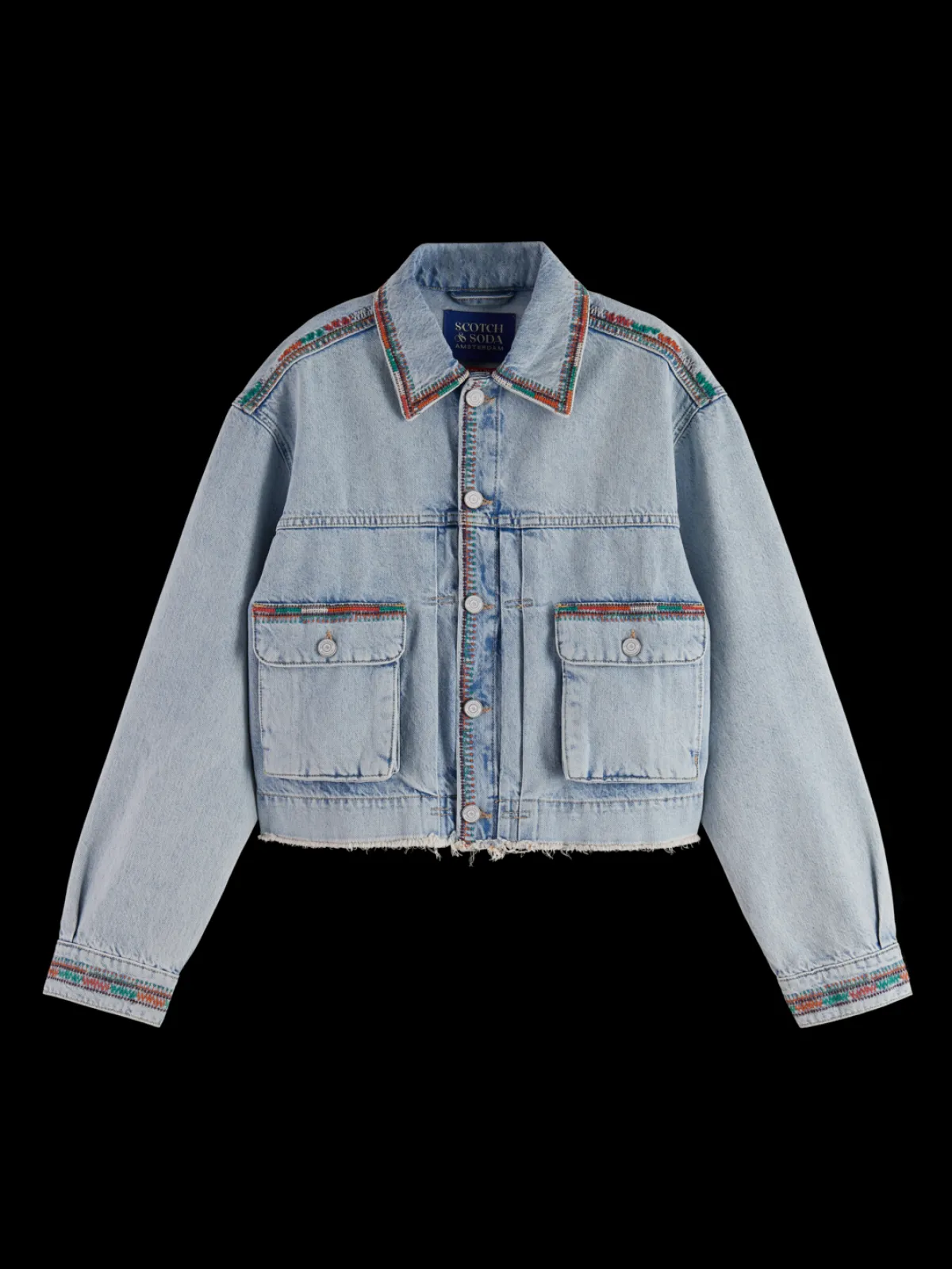 Outlet CROPPED DENIM JACKET - SEA STAR Women Blazers|Jackets & Coats
