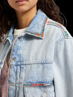 Outlet CROPPED DENIM JACKET - SEA STAR Women Blazers|Jackets & Coats