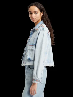 Outlet CROPPED DENIM JACKET - SEA STAR Women Blazers|Jackets & Coats