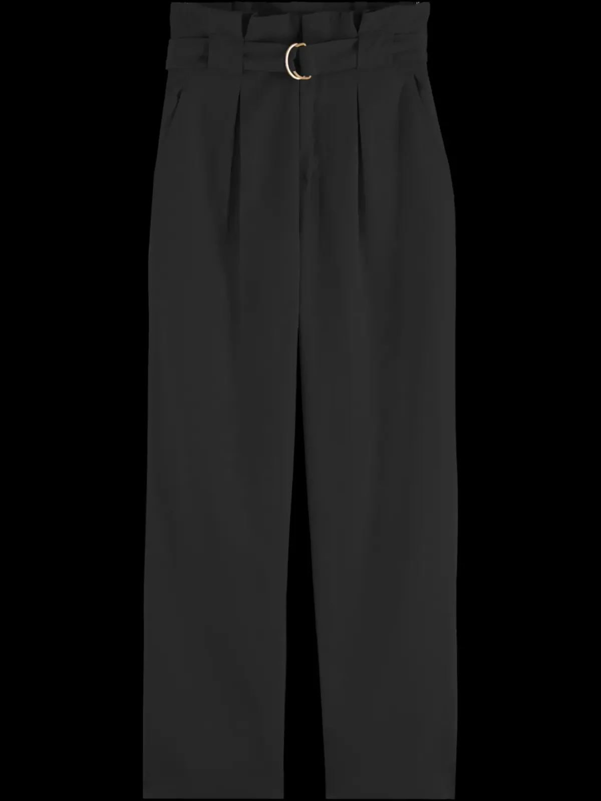 Fashion DAISY - HIGH RISE STRAIGHT LEG PAPER BAG PANT Women Pants