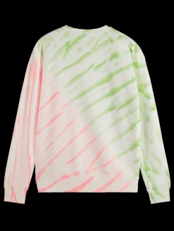 Fashion Diagonal tie-dyed sweatshirt Sweatshirts & Hoodies