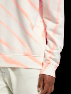 Fashion Diagonal tie-dyed sweatshirt Sweatshirts & Hoodies