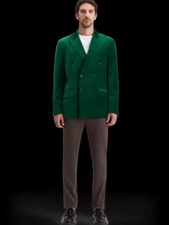 New DOUBLE-BREASTED VELVET PARTY BLAZER Blazers & Waistcoats