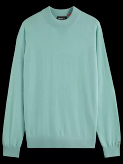Fashion DROPPED SHOULDER MOCK NECK SWEATER Knitwear