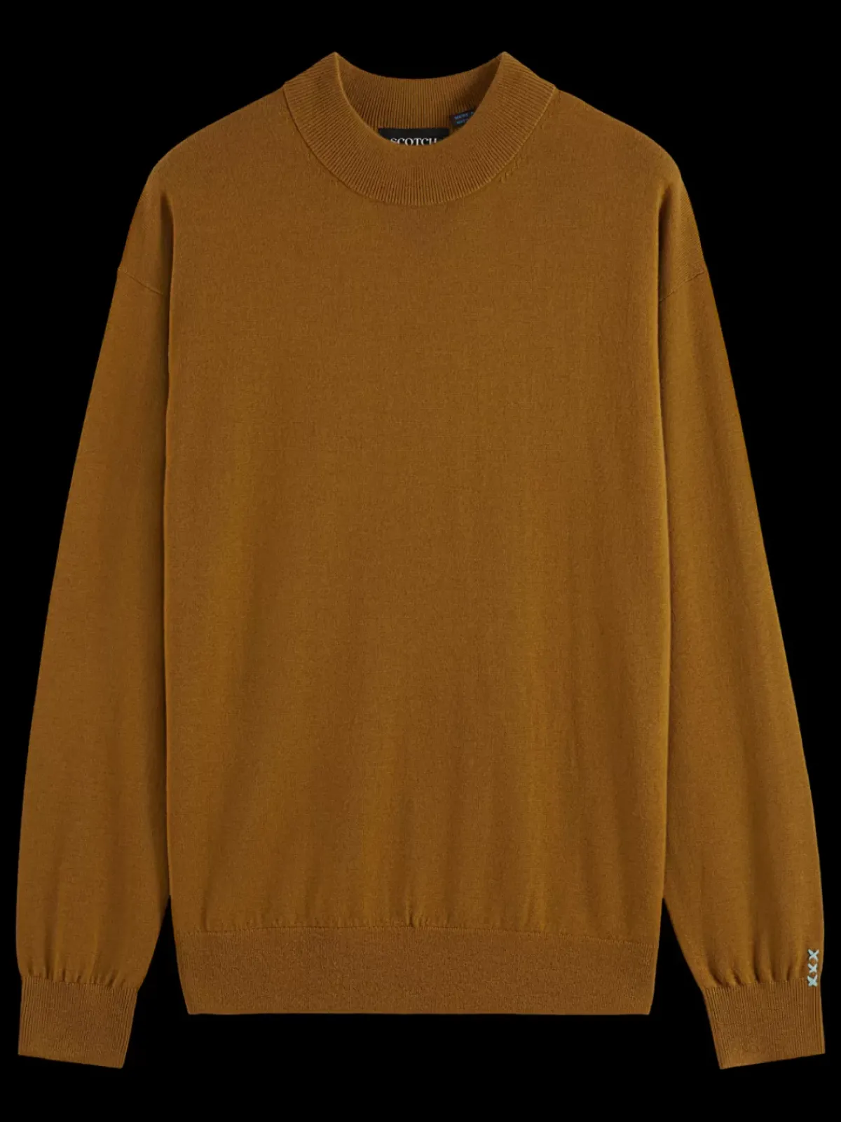 Fashion DROPPED SHOULDER MOCK NECK SWEATER Knitwear
