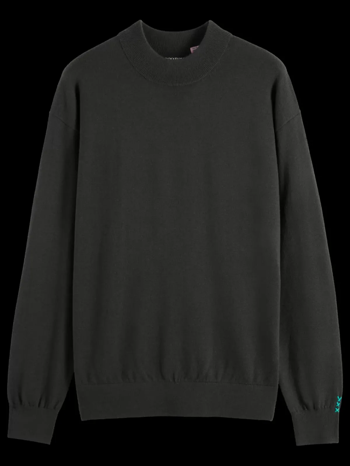 Fashion DROPPED SHOULDER MOCK NECK SWEATER Knitwear