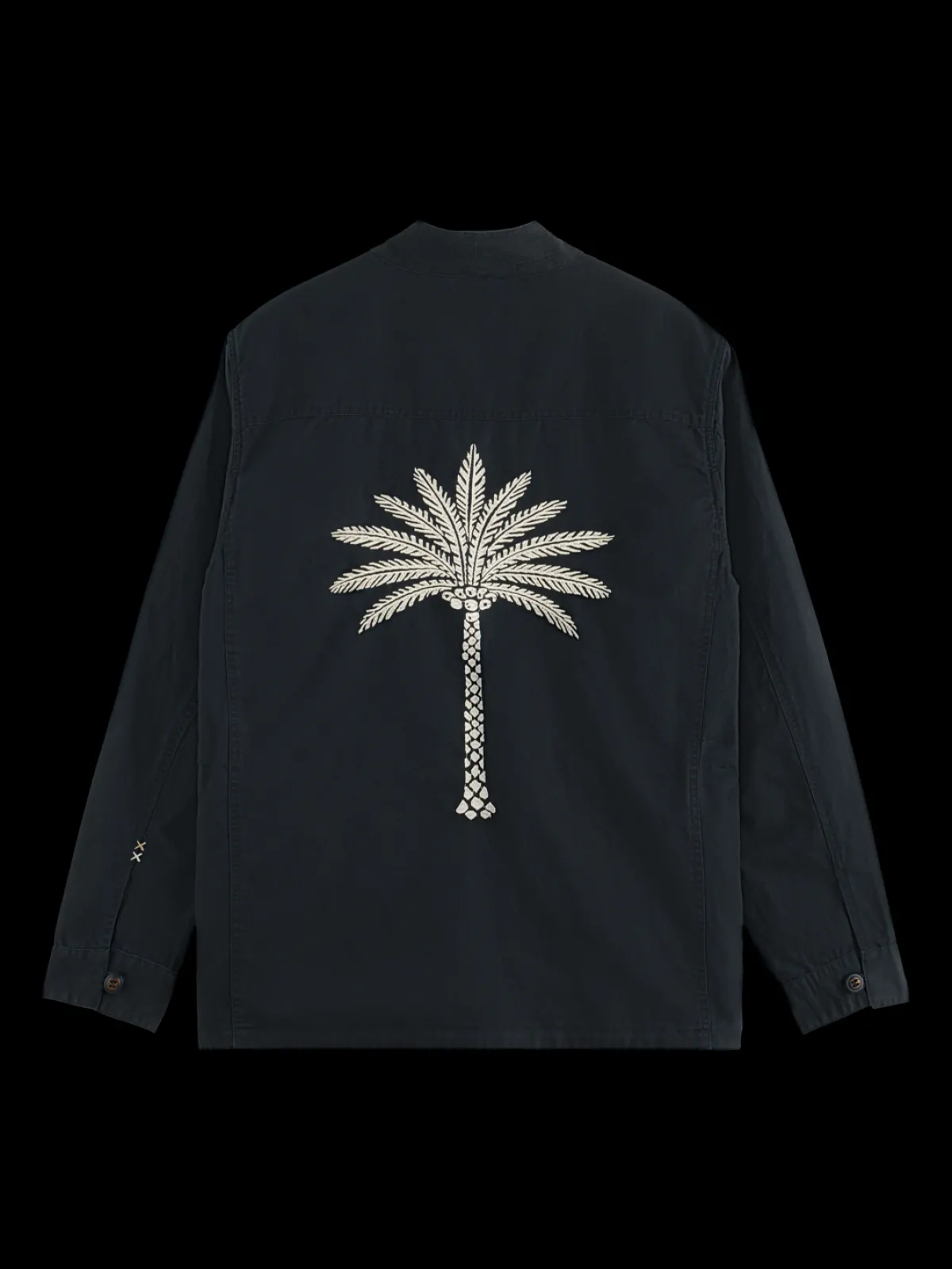 Sale Embroidered cotton/linen canvas kimono jacket Jackets & Coats