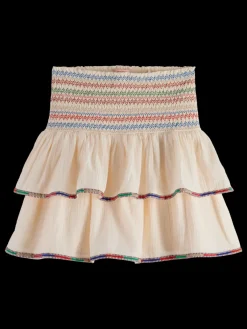 Sale EMBROIDERED MINI SKIRT Women Skirts & Shorts
