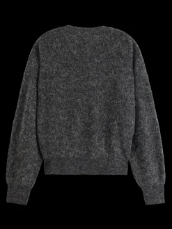 Discount Essential FUZZY CREW NECK PULLOVER Women Knitwear|Essentials