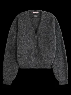 New Essential FUZZY RELAXED CARDIGAN Women Knitwear|Essentials