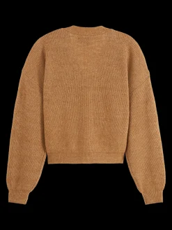 New Essential FUZZY RELAXED CARDIGAN Women Knitwear|Essentials