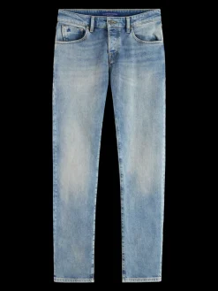 Discount Essential RALSTON IN ORGANIC COTTON   AQUA BLUE Jeans|Essentials