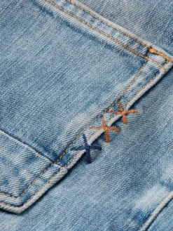 Discount Essential RALSTON IN ORGANIC COTTON   AQUA BLUE Jeans|Essentials