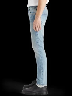 Discount Essential RALSTON IN ORGANIC COTTON   AQUA BLUE Jeans|Essentials