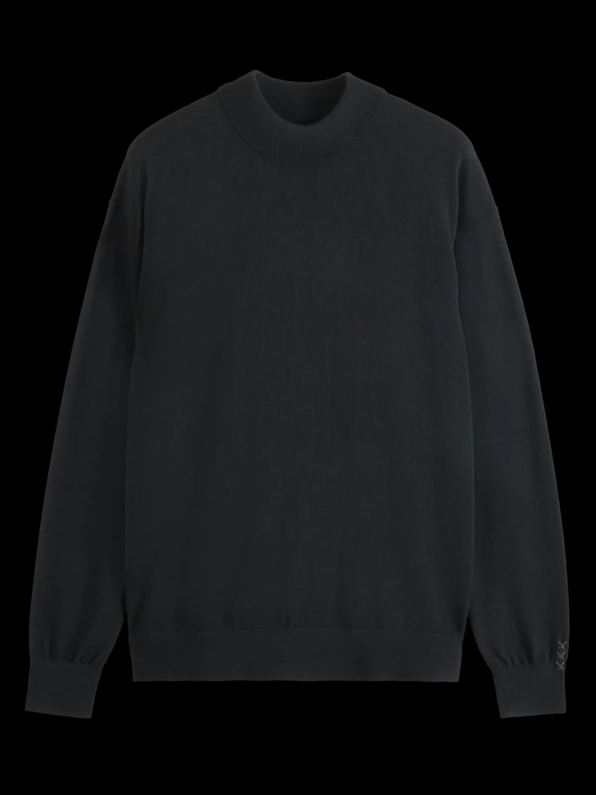 Sale Essential Relaxed fit wool blend mock neck sweater Knitwear|Essentials