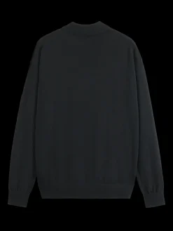 Sale Essential Relaxed fit wool blend mock neck sweater Knitwear|Essentials