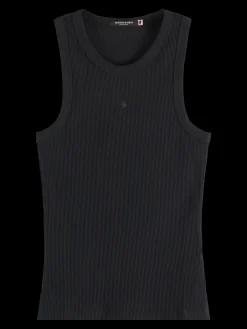 Online Essential RIB RACER TANK Women Tops & T-shirts|Essentials