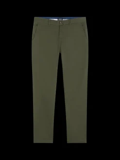 Fashion Essential Stuart - Cotton-blend twill chino Pants|Essentials