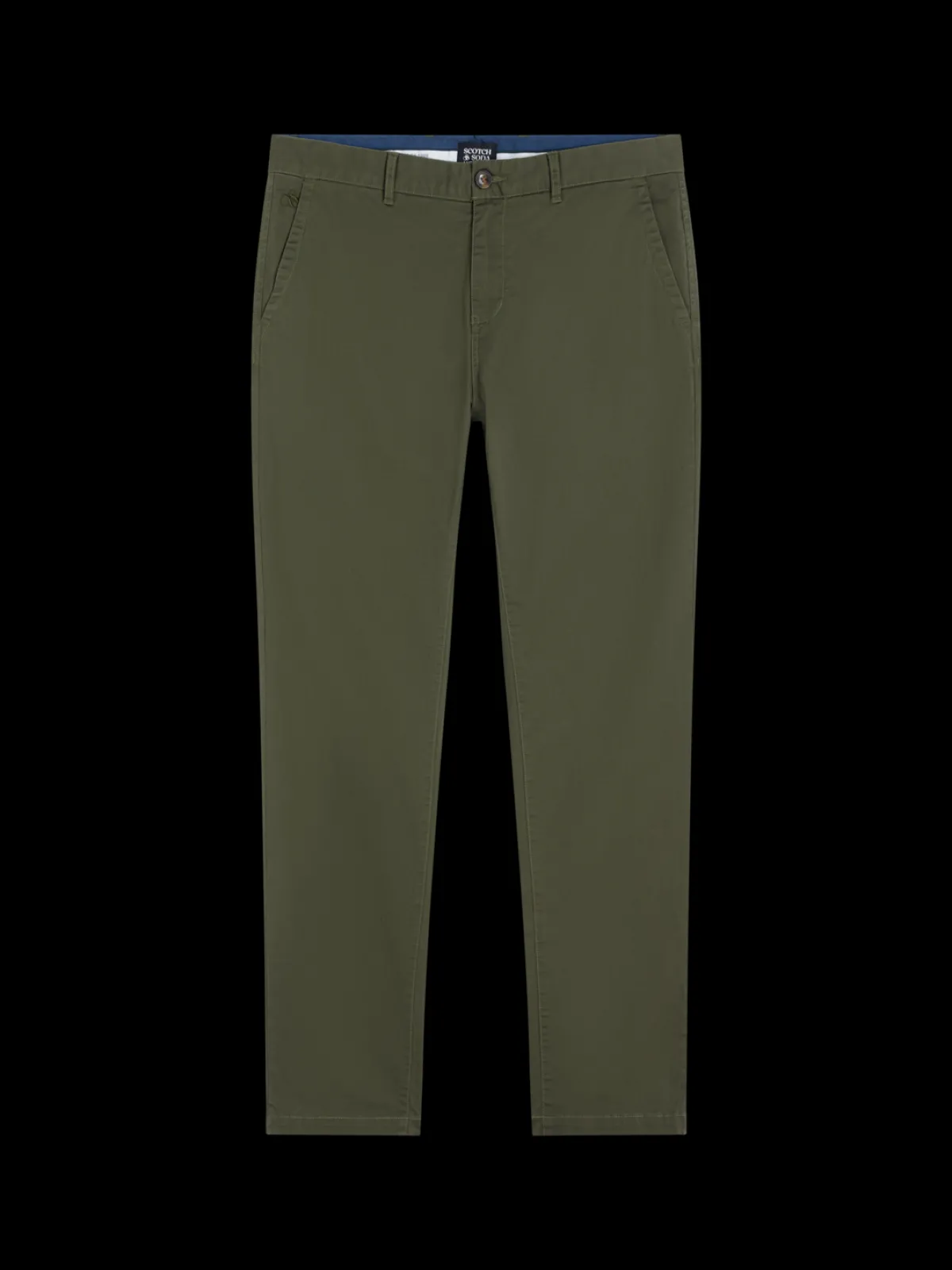 Fashion Essential Stuart - Cotton-blend twill chino Pants|Essentials