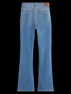 Outlet Essential THE CHARM FLARED JEANS  BLUE SCENE Women Jeans|Essentials