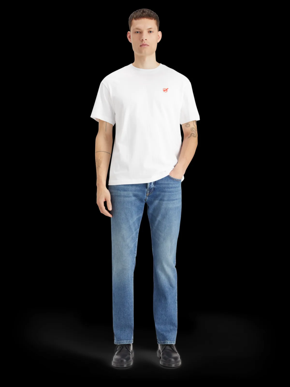 Discount Essential THE ZEE STRAIGHT FIT JEANS BLUE MOVES Jeans|Essentials