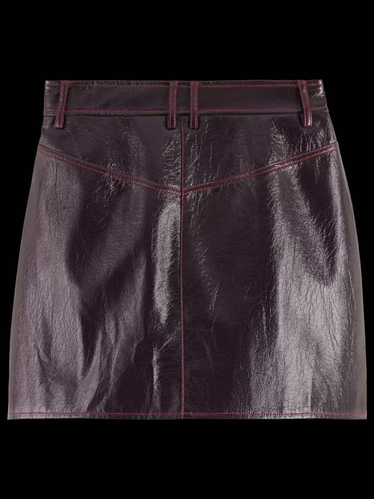 Hot FAUX LEATHER MINI SKIRT Women Skirts & Shorts
