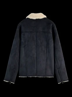 Hot FAUX SHEERLING JACKET Jackets & Coats