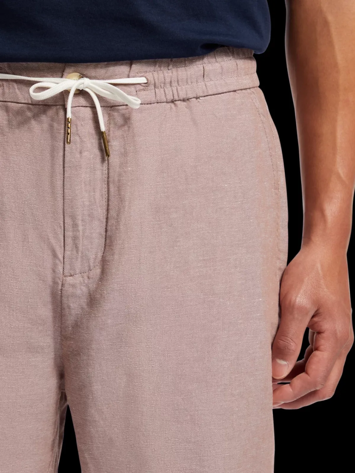 Fashion Fave - cotton/linen twill bermuda Shorts