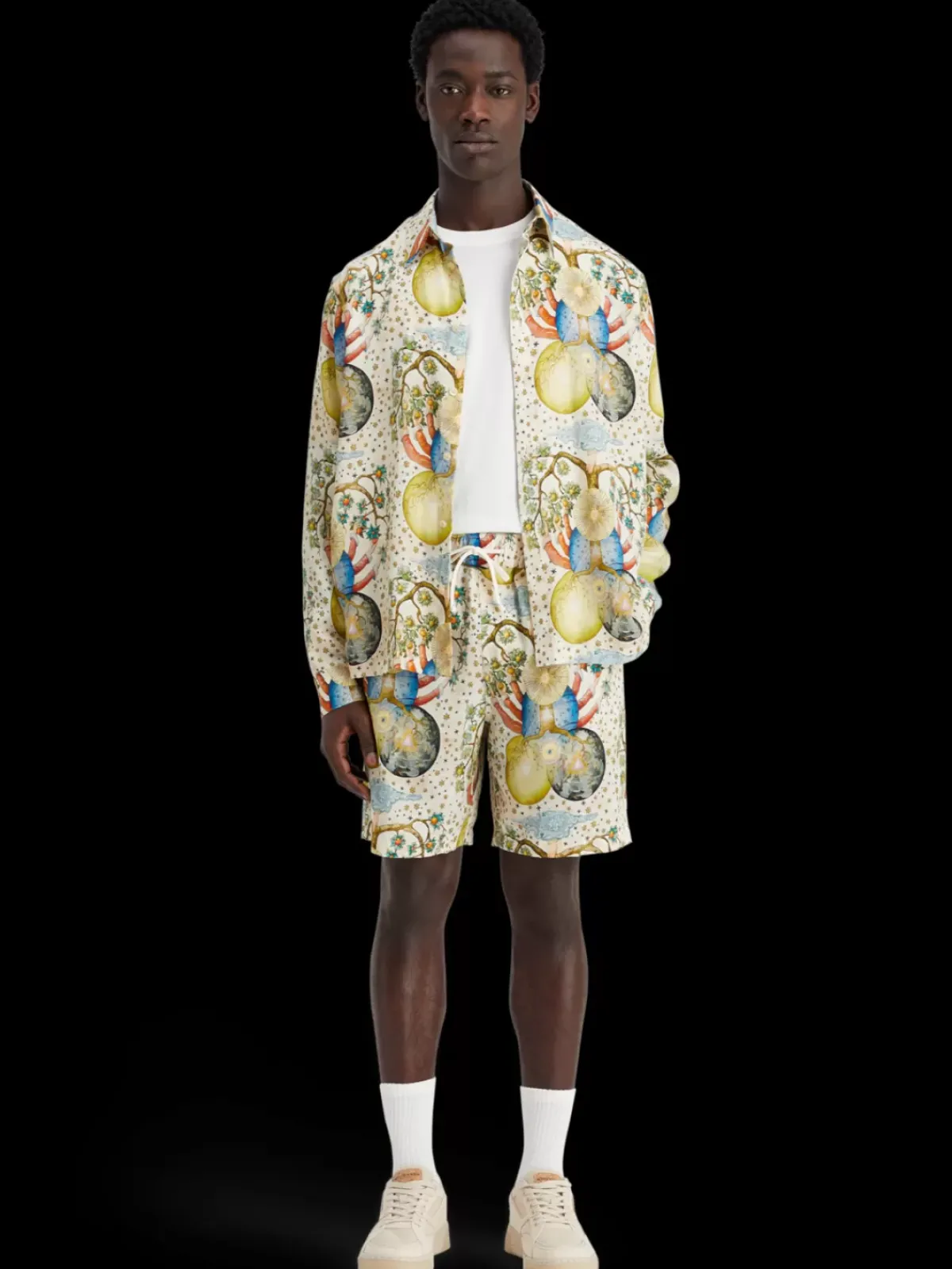 Outlet FAVE - PRINTED EMBASSY OF THE FREE MIND BERMUDA SHORT Shorts