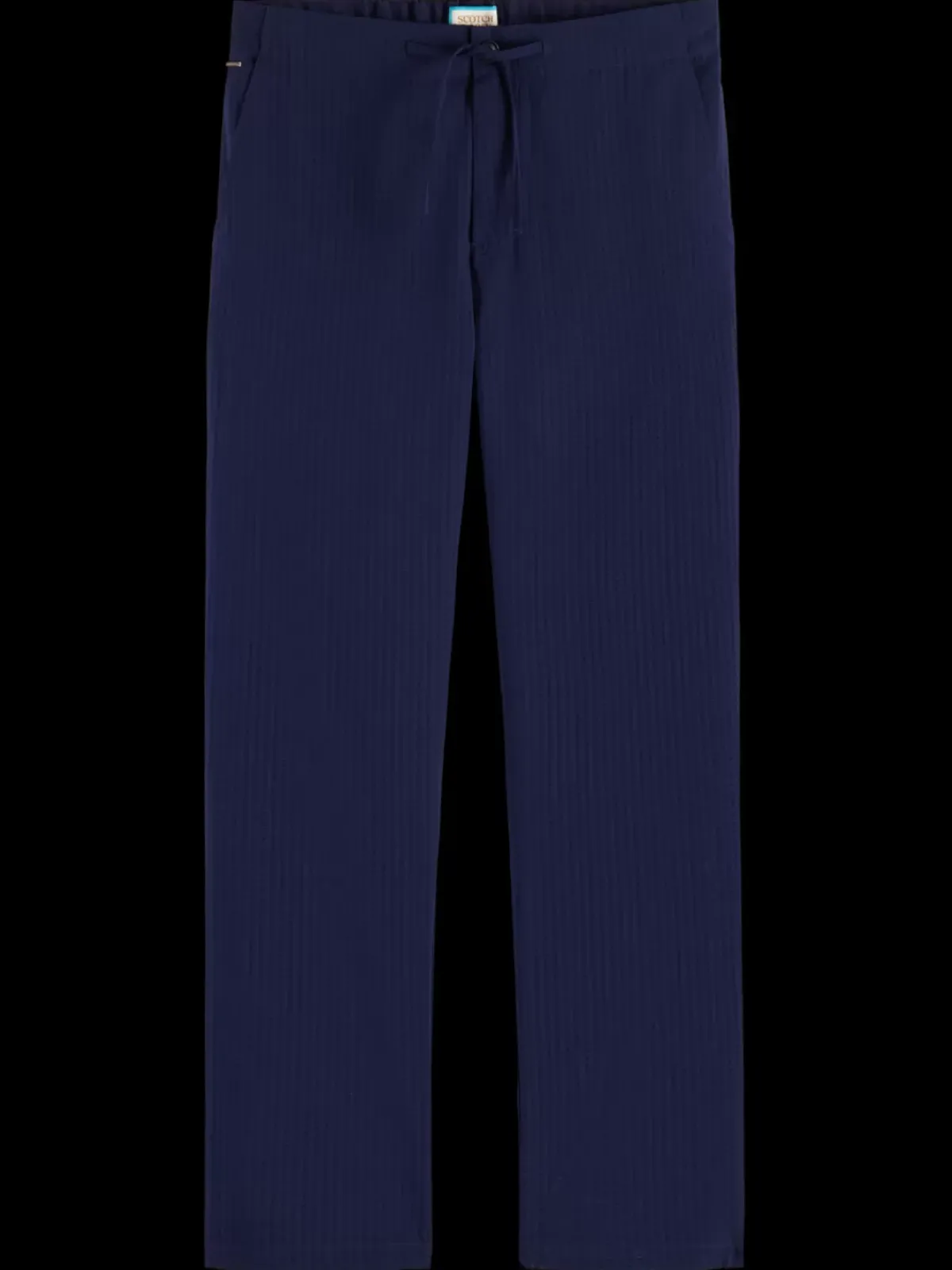 Sale Finch - regular tapered seersucker jogger Pants