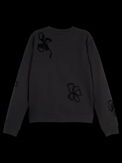 New Flock print artwork regular sweatshirt Women Sweatshirts & Hoodies