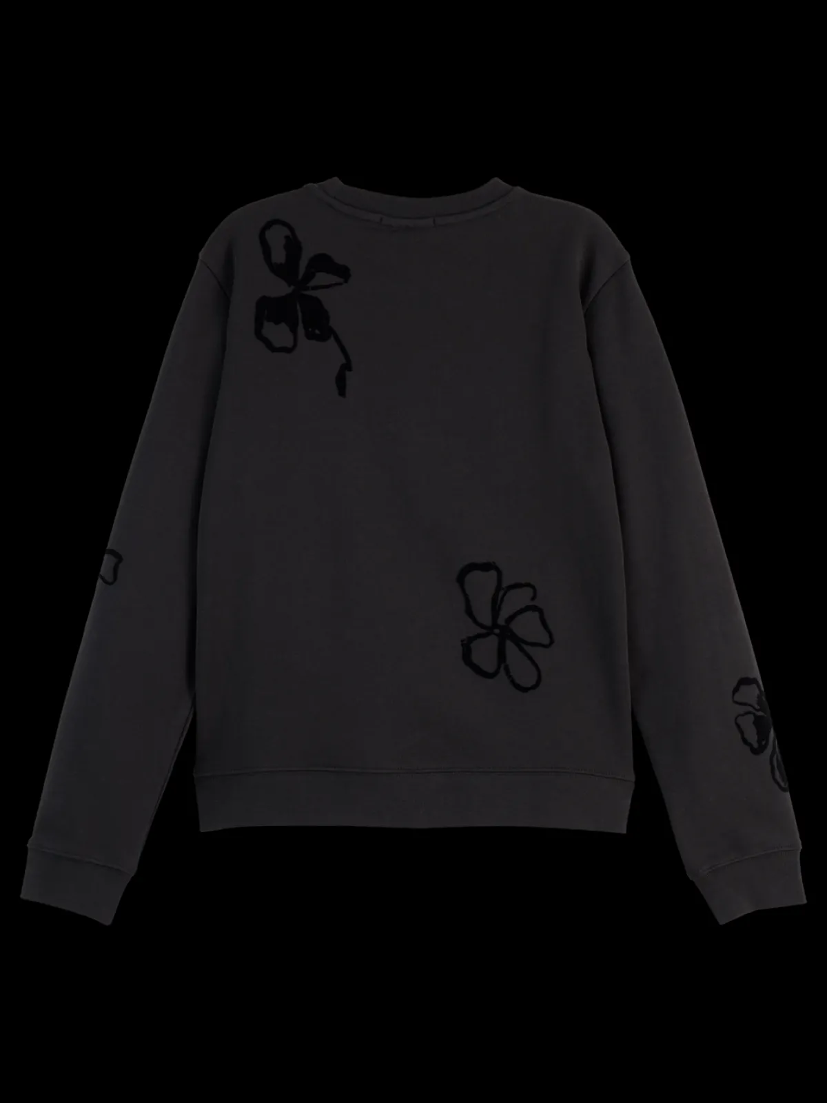 New Flock print artwork regular sweatshirt Women Sweatshirts & Hoodies