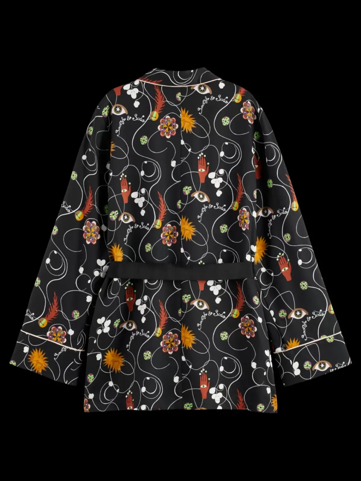 Sale FREE MIND PRINTED PYJAMA BLAZER Women Blazers