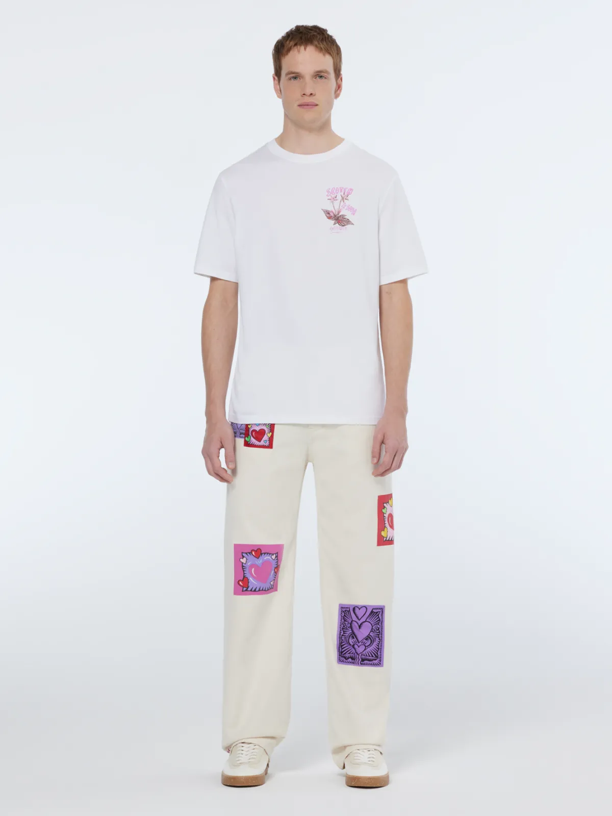 Outlet Front and back artwork t-shirt T-shirts & Polo Shirts