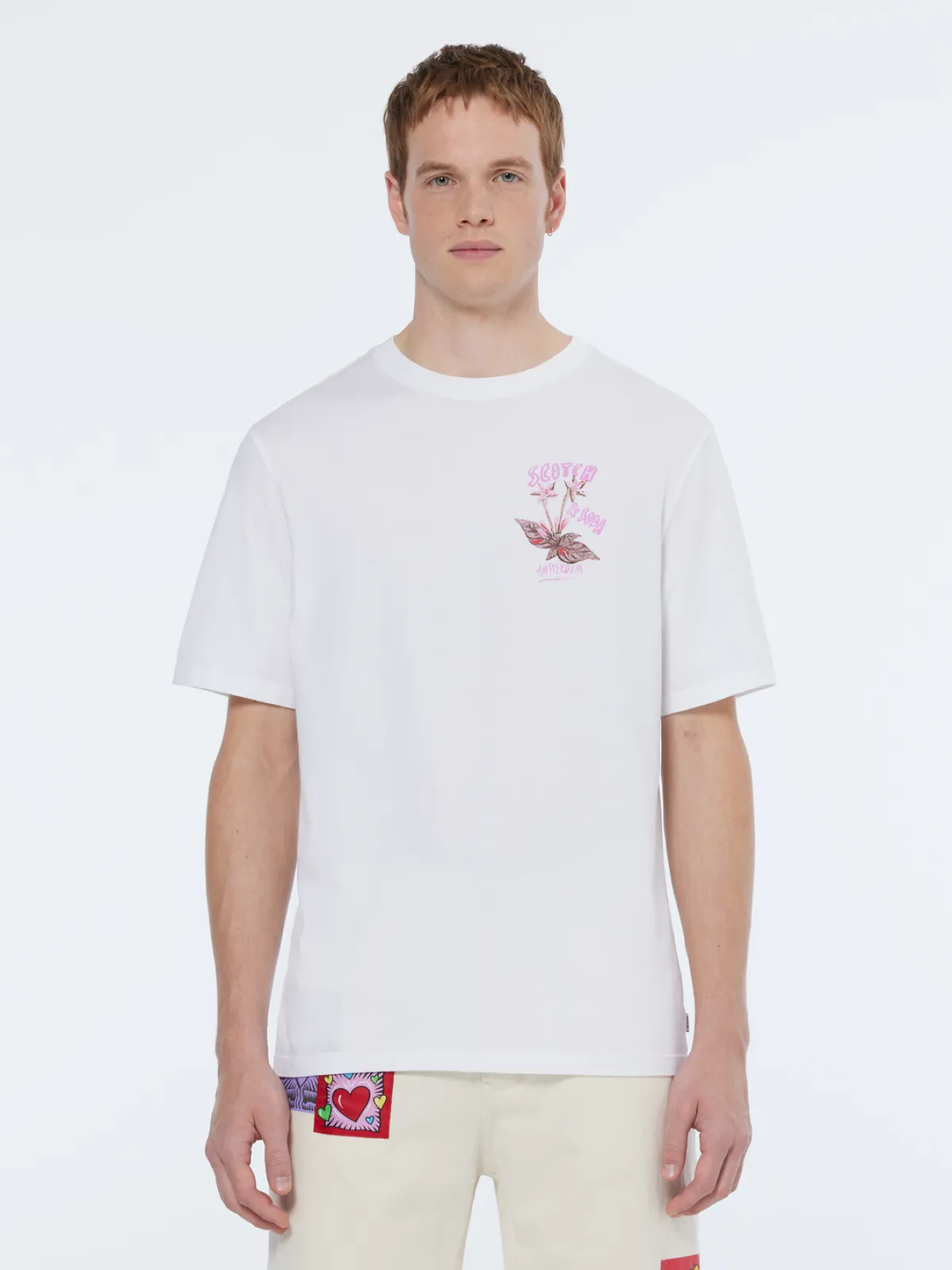 Outlet Front and back artwork t-shirt T-shirts & Polo Shirts